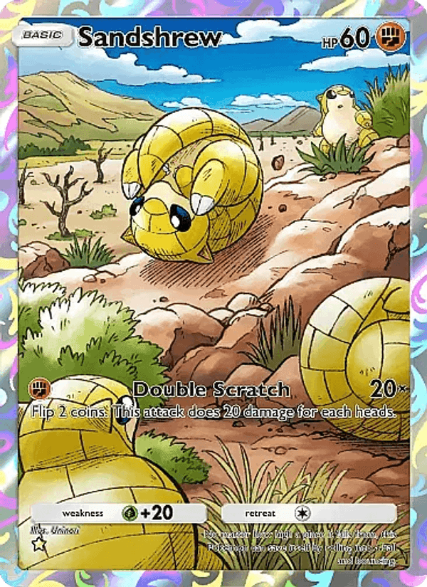 Carta Pokémon Sandshrew 170
