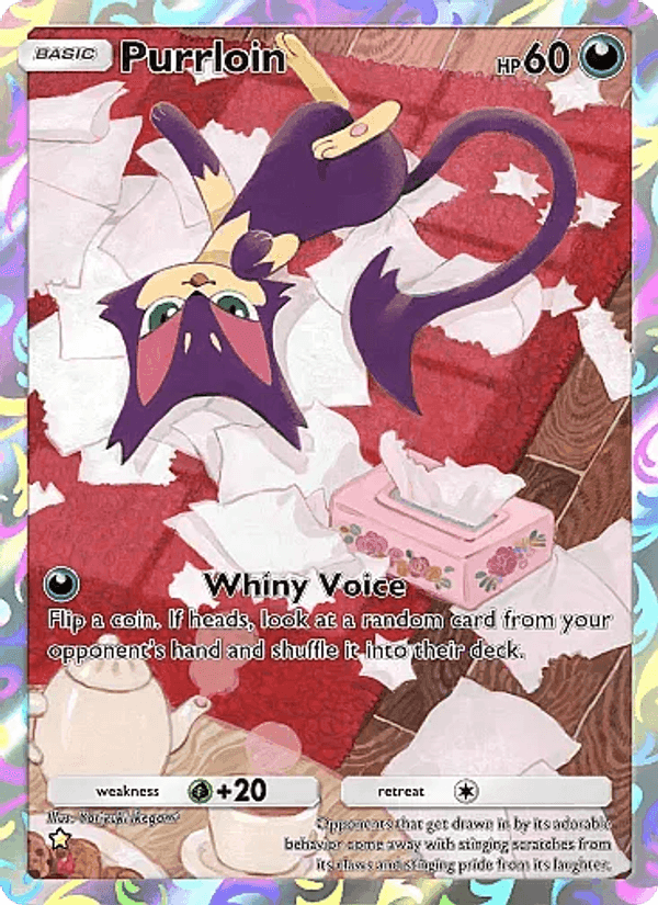 Carta Pokémon Purrloin 174