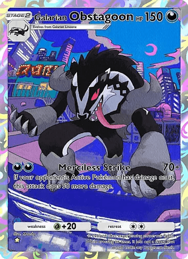 Carta Pokémon Galarian Obstagoon 176