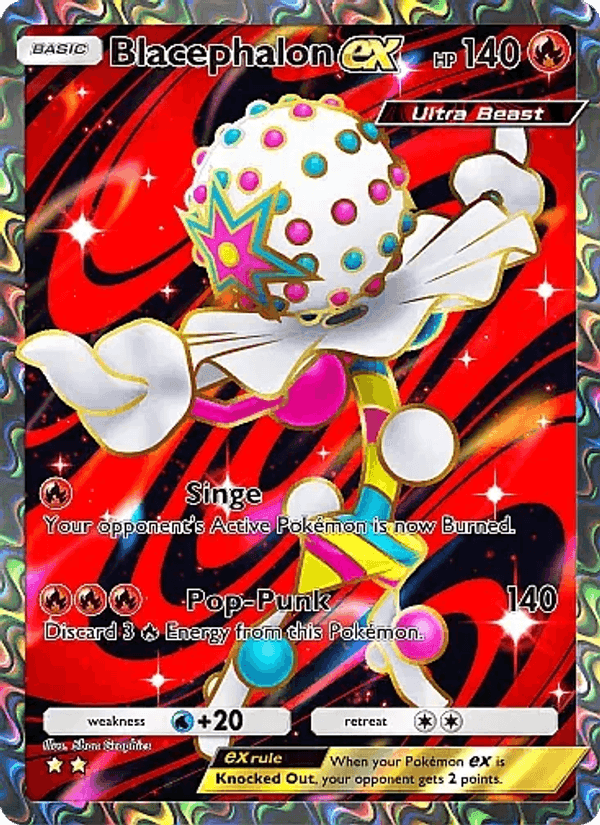 Carta Pokémon Blacephalon ex 181