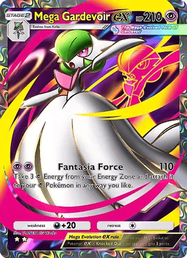 Carta Pokémon Mega Gardevoir ex 185