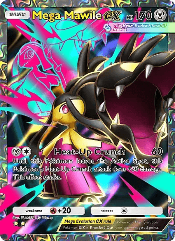 Carta Pokémon Mega Mawile ex 188