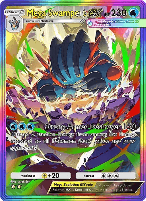Carta Pokémon Mega Swampert ex 197