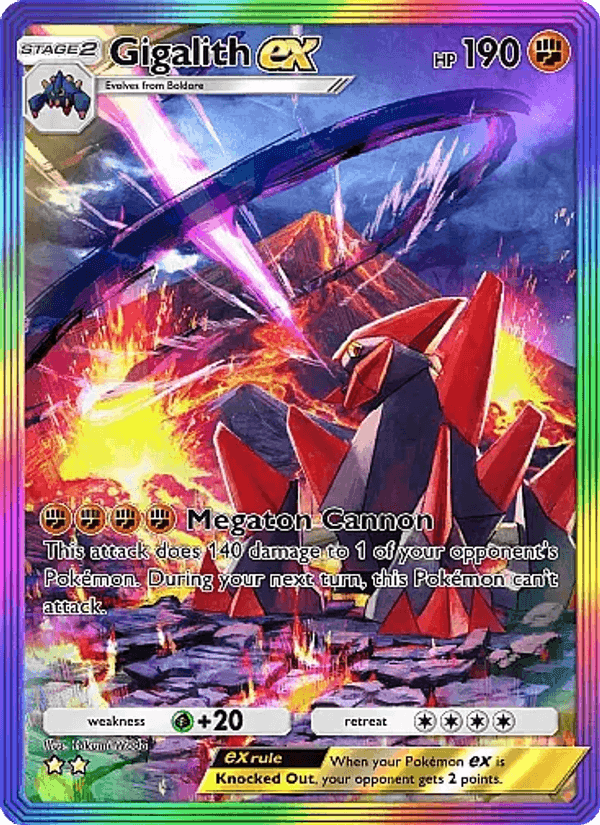 Carta Pokémon Gigalith ex 200