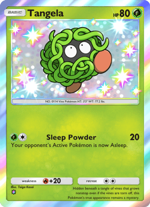 Carta Pokémon Tangela 205