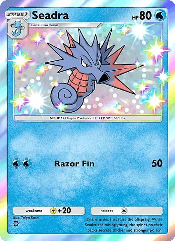 Carta Pokémon Seadra 209
