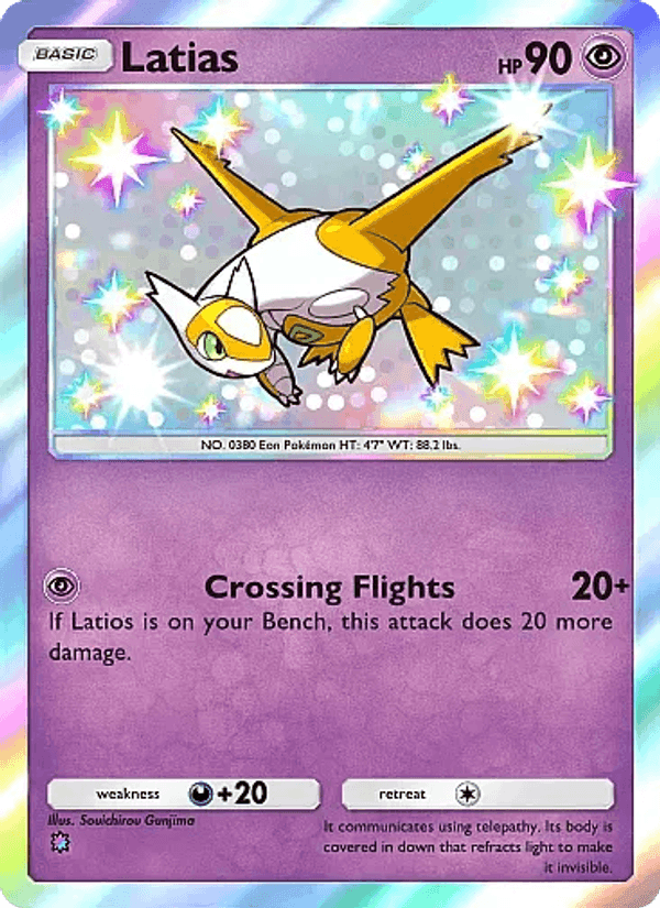 Carta Pokémon Latias 216