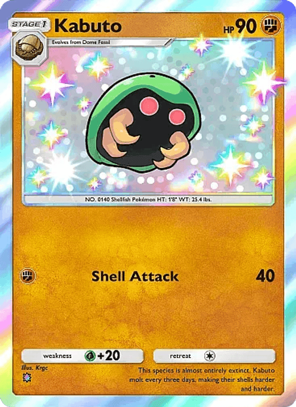 Carta Pokémon Kabuto 220 de B2