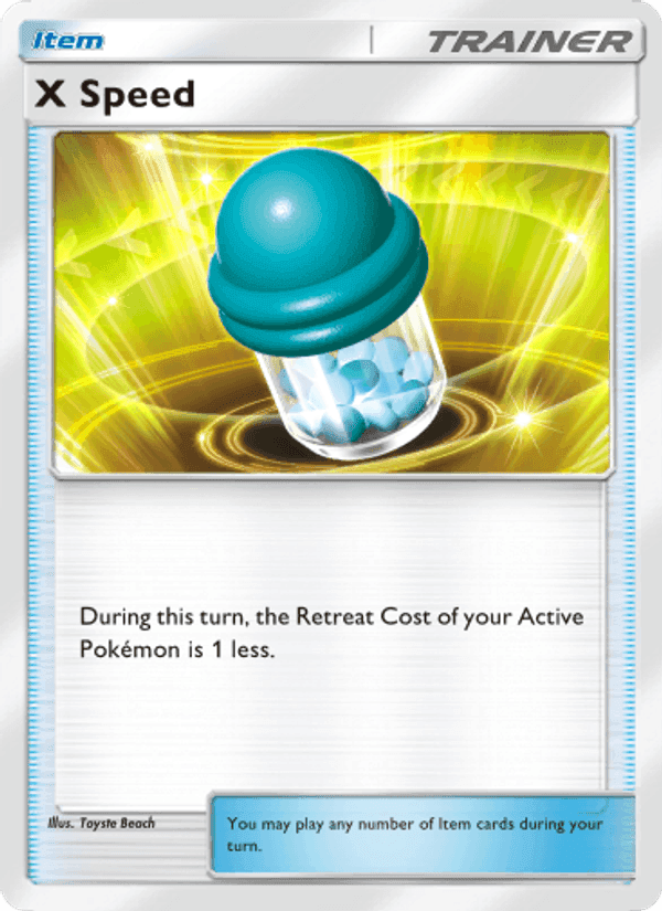 Carta Pokémon X Speed 002