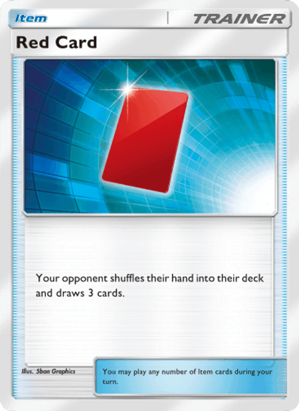Carta Pokémon Red Card 006