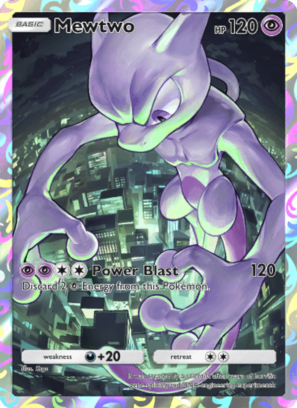Carta Pokémon Mewtwo 010