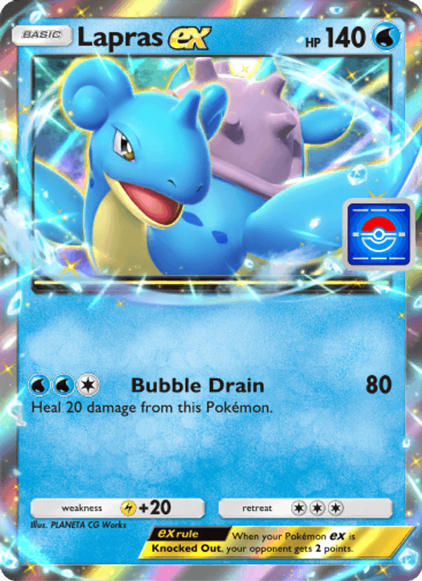 Carta Pokémon Lapras ex 014