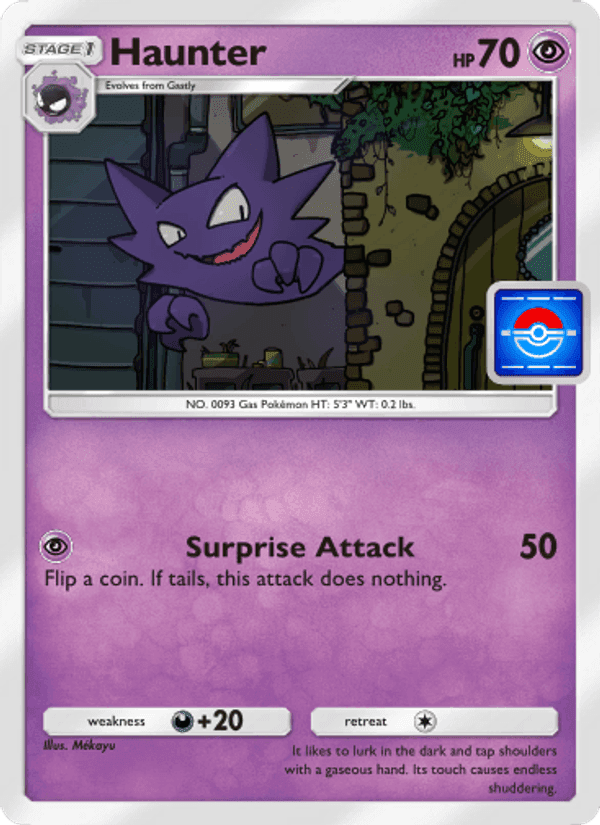 Carta Pokémon Haunter 020