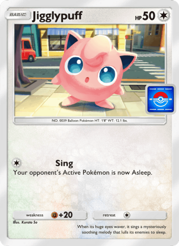 Carta Pokémon Jigglypuff 022