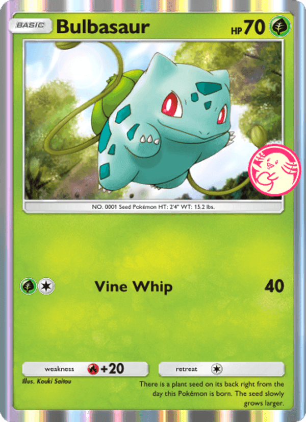 Carta Pokémon Bulbasaur 023