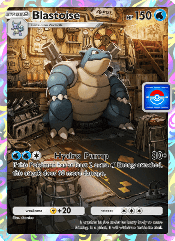 Carta Pokémon Blastoise 029