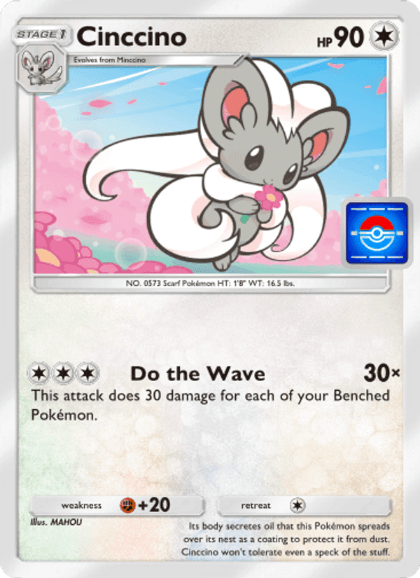 Carta Pokémon Cinccino 031
