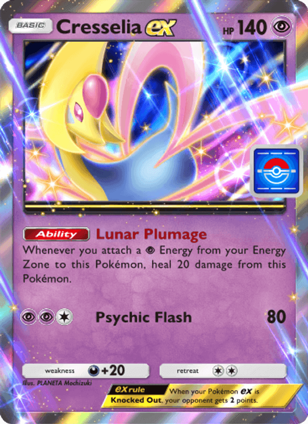 Carta Pokémon Cresselia ex 037