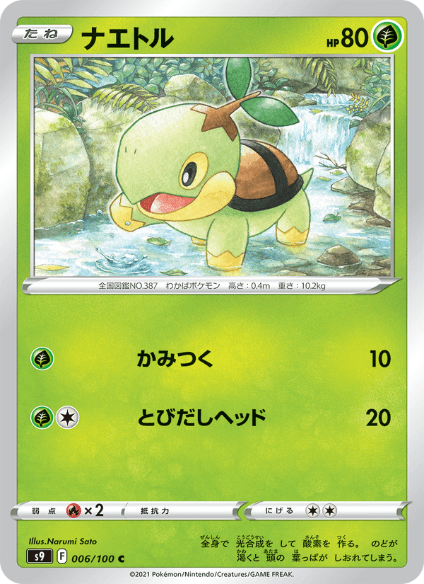 Carta Pokémon ナエトル 006