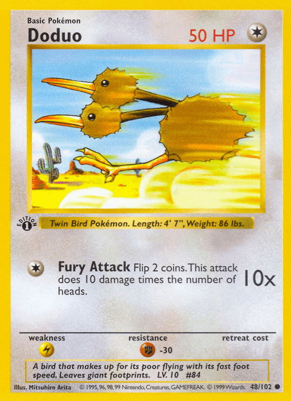 Carta Pokémon Doduo 48