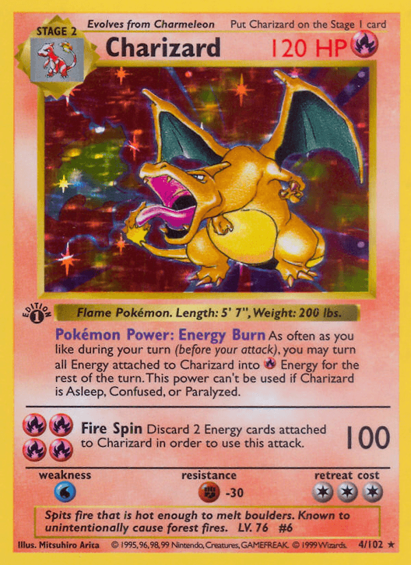 Carta Pokémon Charizard 4