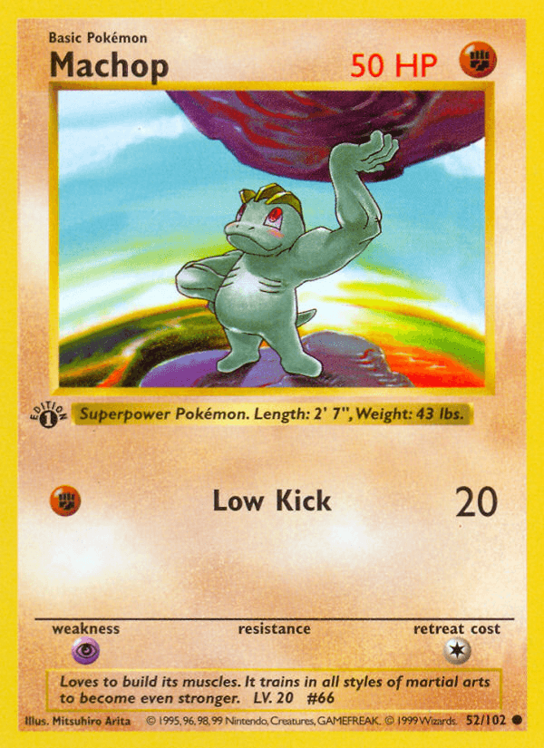 Carta Pokémon Machop 52