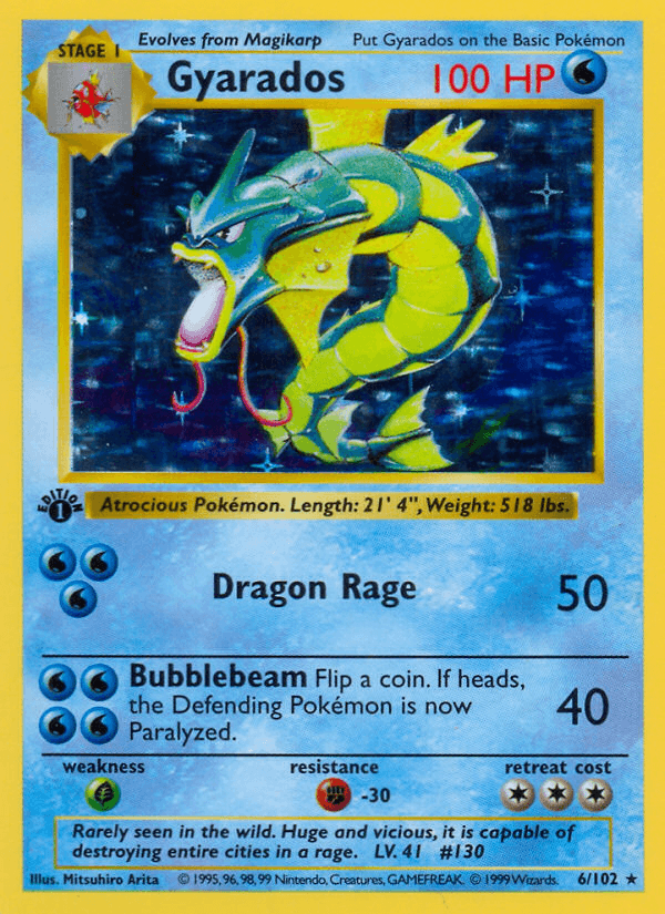 Carta Pokémon Gyarados 6