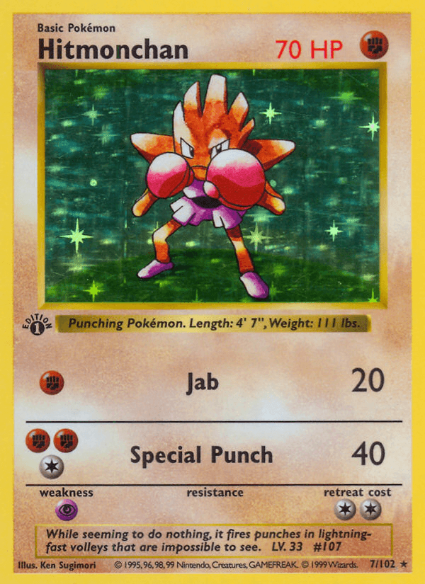 Carta Pokémon Hitmonchan 7