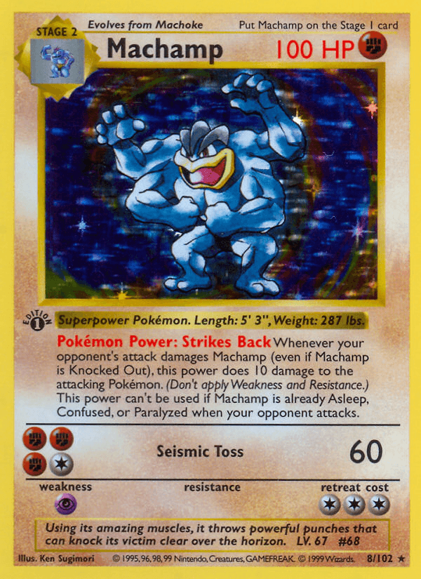 Carta Pokémon Machamp 8