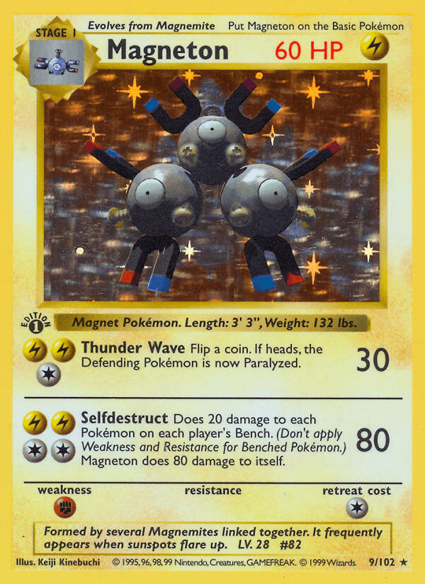 Carta Pokémon Magneton 9