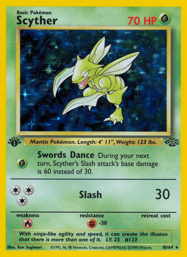Carta Pokémon Scyther 10