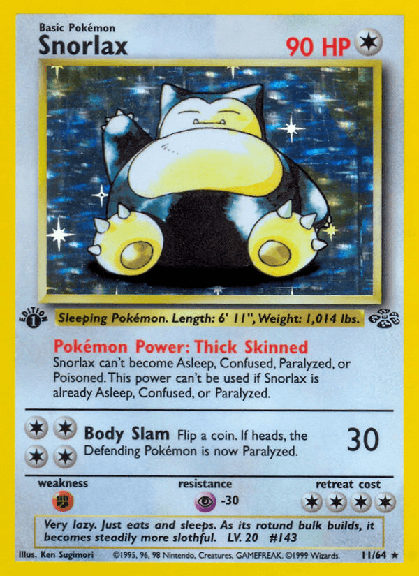 Carta Pokémon Snorlax 11
