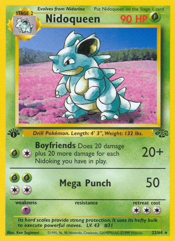 Carta Pokémon Nidoqueen 23