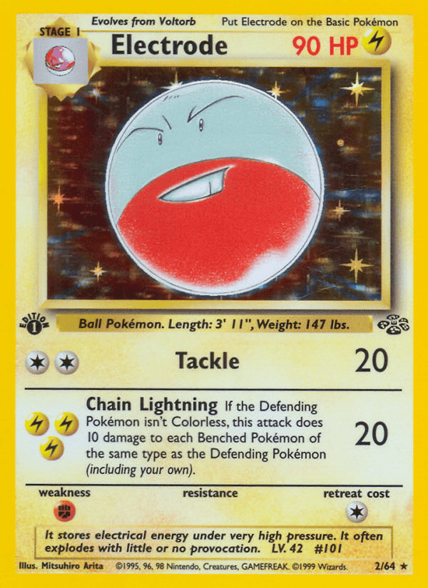Carta Pokémon Electrode 2