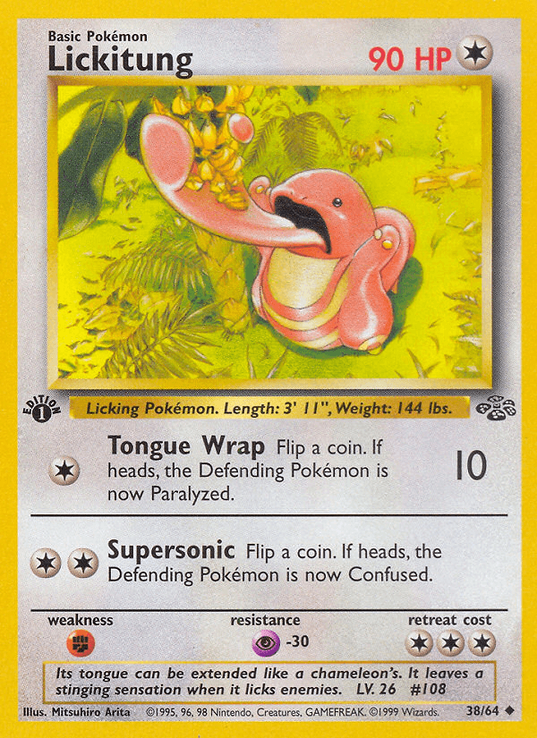 Carta Pokémon Lickitung 38