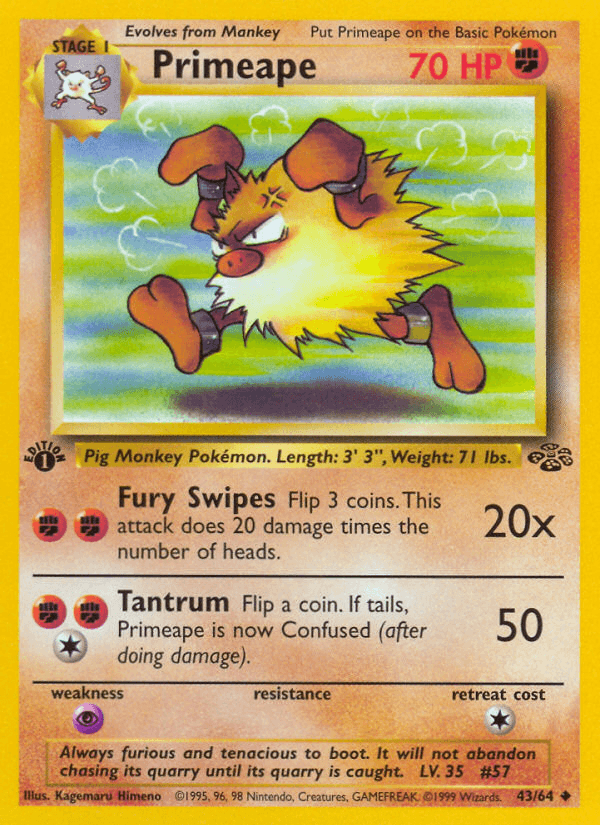 Carta Pokémon Primeape 43