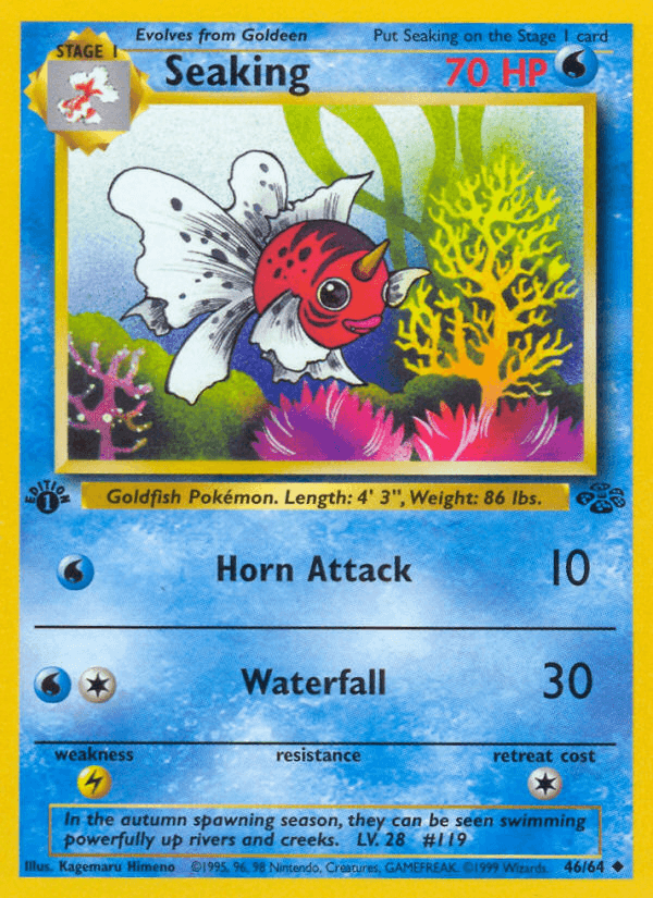 Carta Pokémon Seaking 46