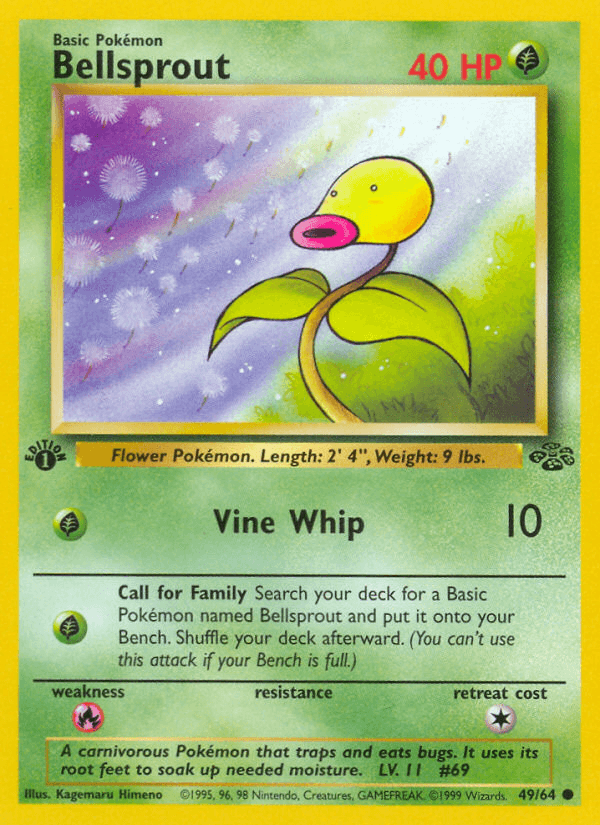 Carta Pokémon Bellsprout 49
