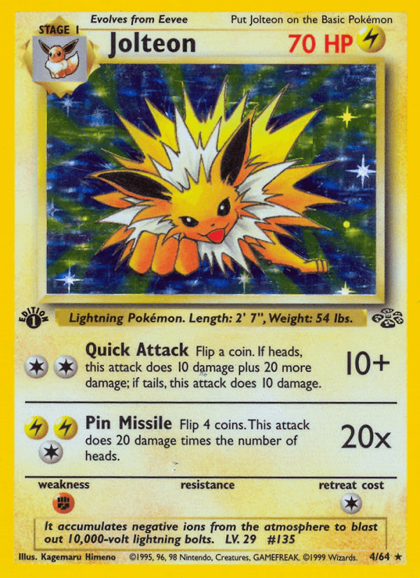 Carta Pokémon Jolteon 4