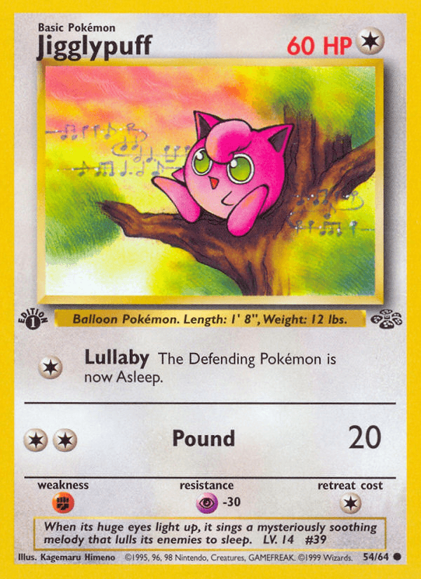 Carta Pokémon Jigglypuff 54
