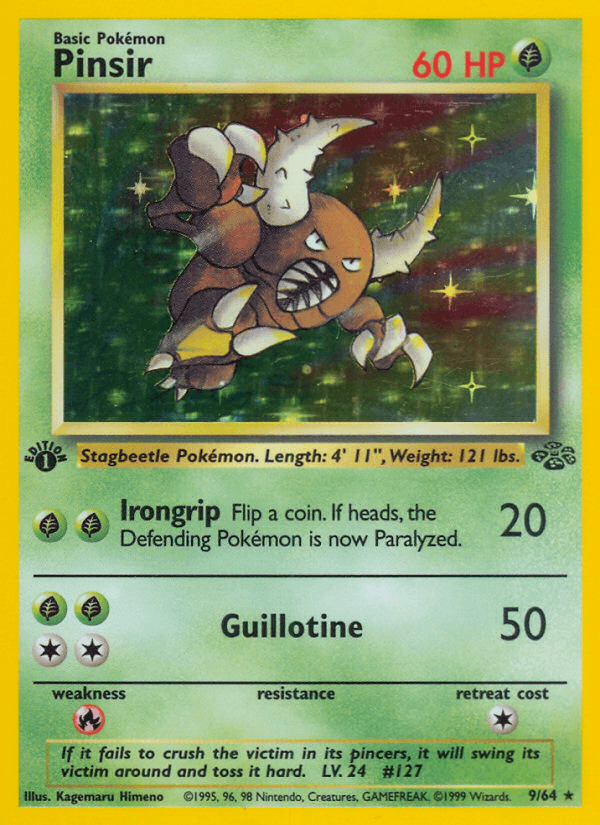 Carta Pokémon Pinsir 9