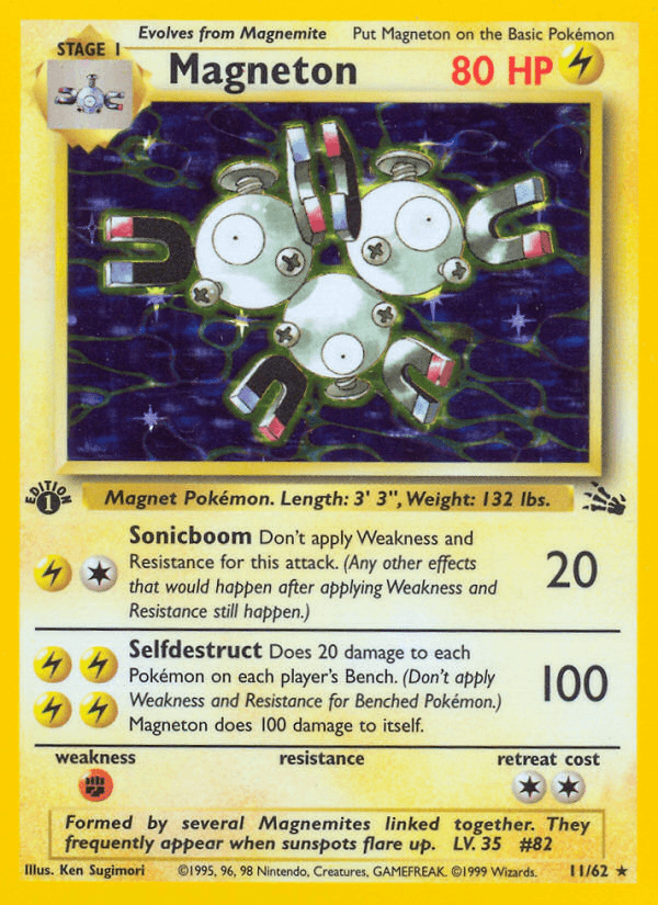 Carta Pokémon Magneton 11