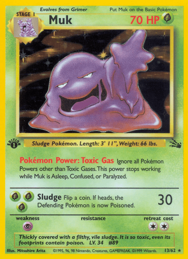 Carta Pokémon Muk 13