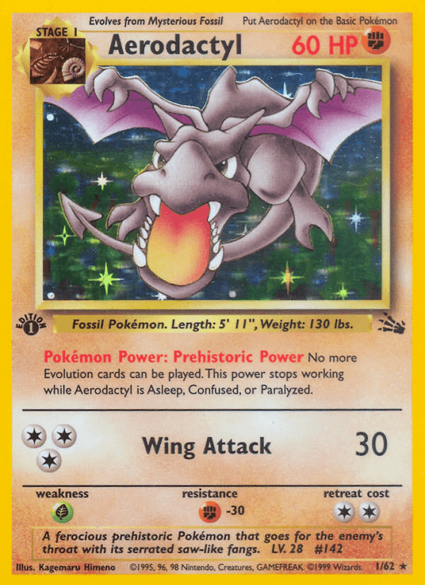 Carta Pokémon Aerodactyl 1