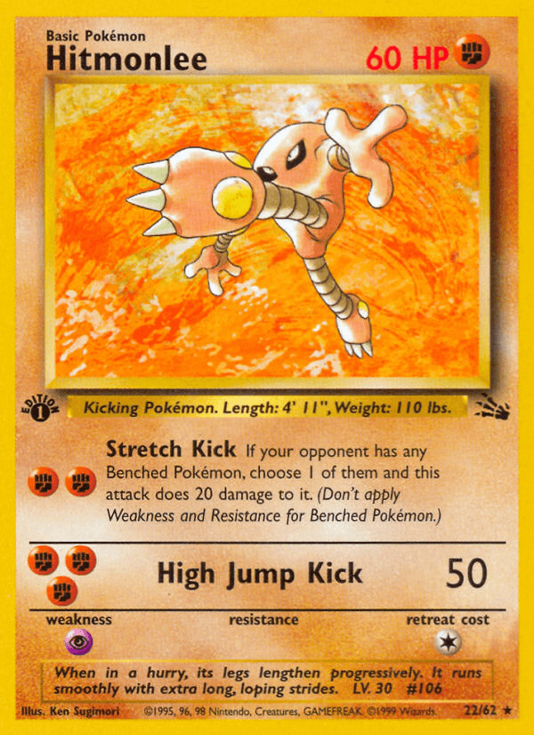 Carta Pokémon Hitmonlee 22