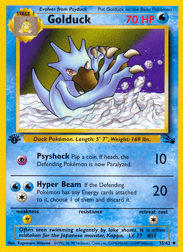 Carta Pokémon Golduck 35