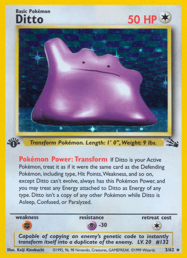 Carta Pokémon Ditto 3
