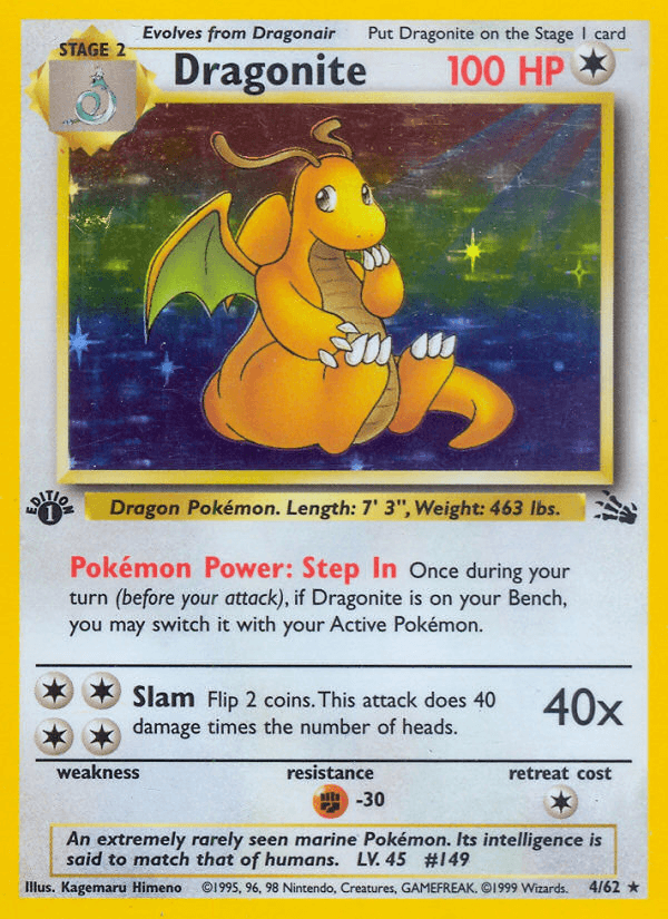 Carta Pokémon Dragonite 4