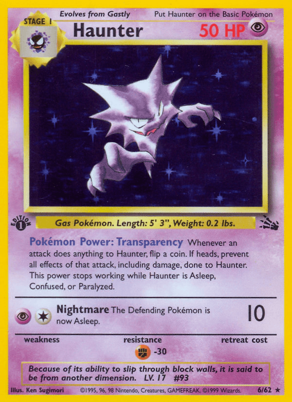 Carta Pokémon Haunter 6