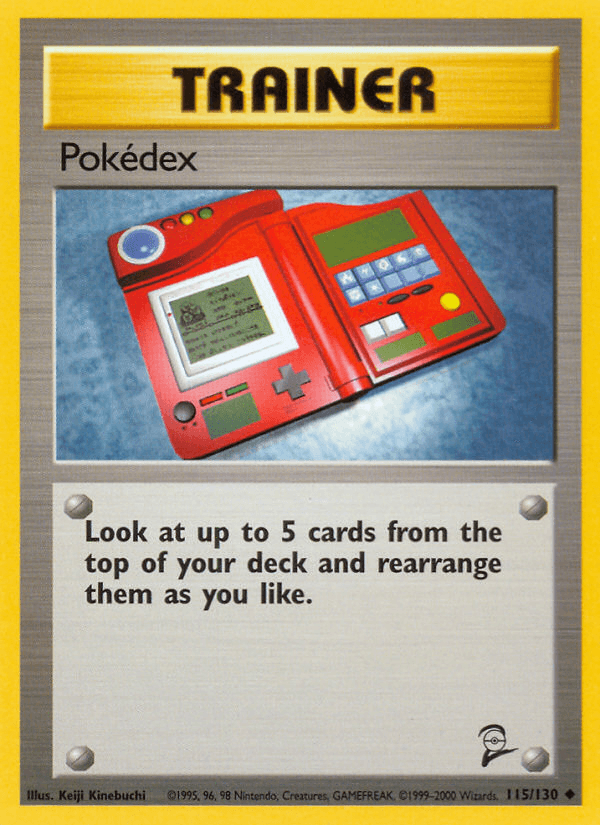 Carta Pokémon Pokédex 115 de Base Set 2